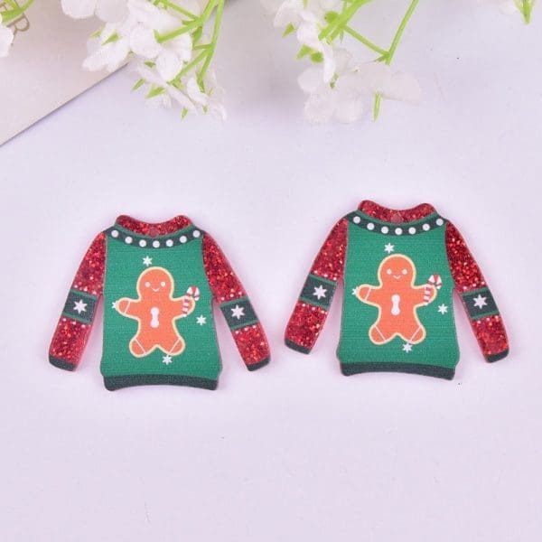 Christmas Sweater Enamel Charms