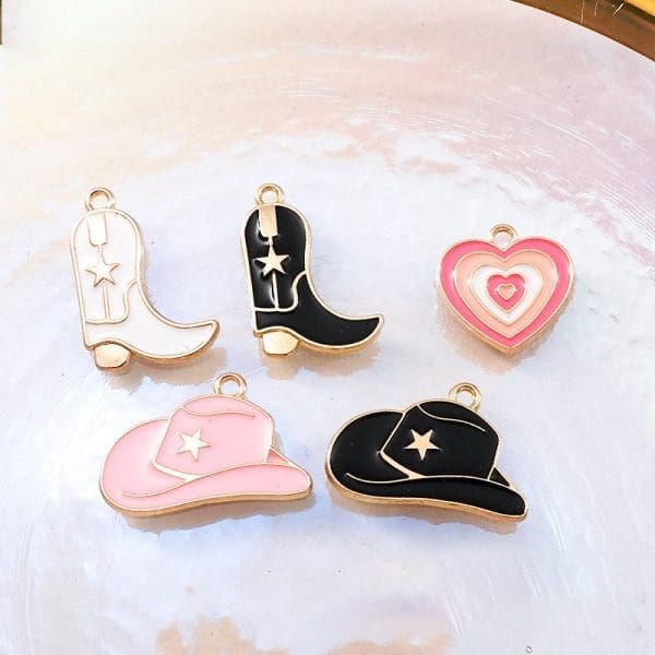 Cowboy Hat Alloy Charms