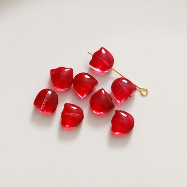 Tulip Flower Glass Beads Charm