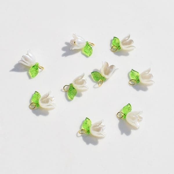 Bell Flower Acrylic Charms