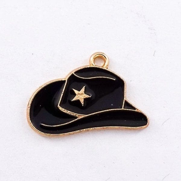 Cowboy Hat Alloy Charms