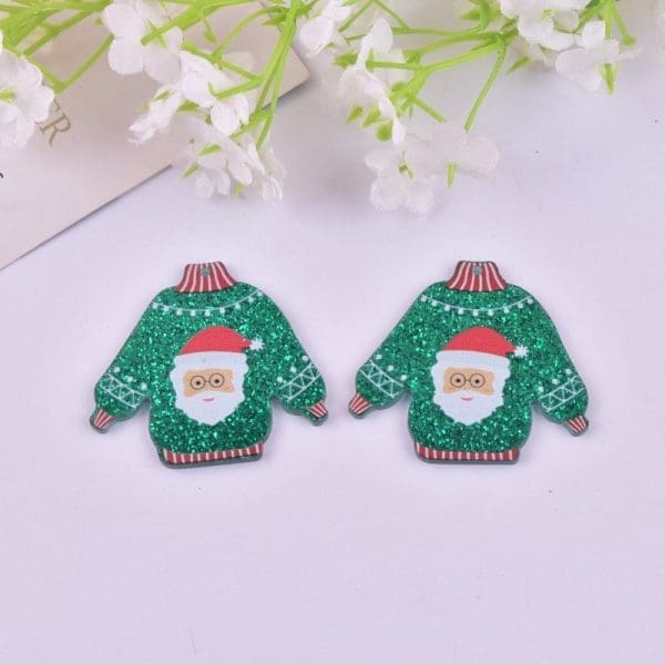 Christmas Sweater Enamel Charms