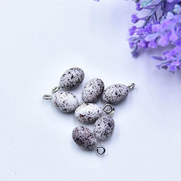 Simulation Egg Resin Charms