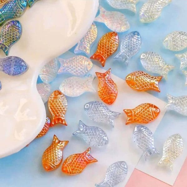 Fish Glass Beads Charm