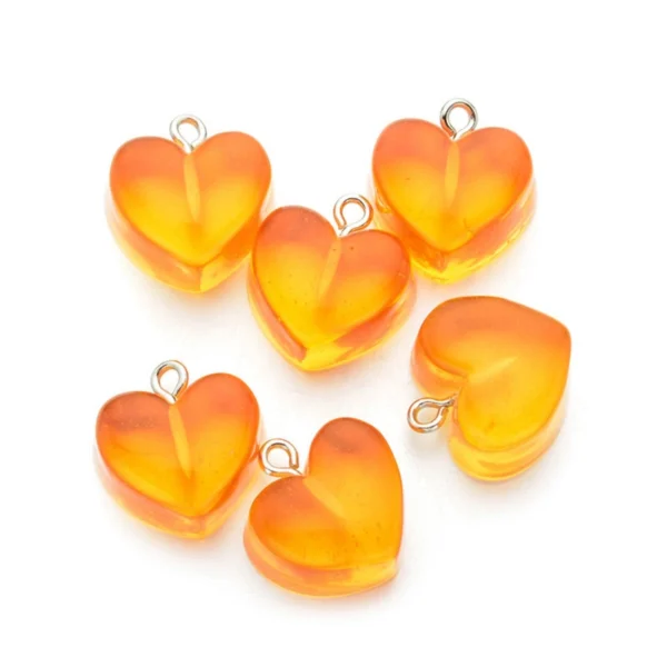 Color Heart DIY Resin Charms