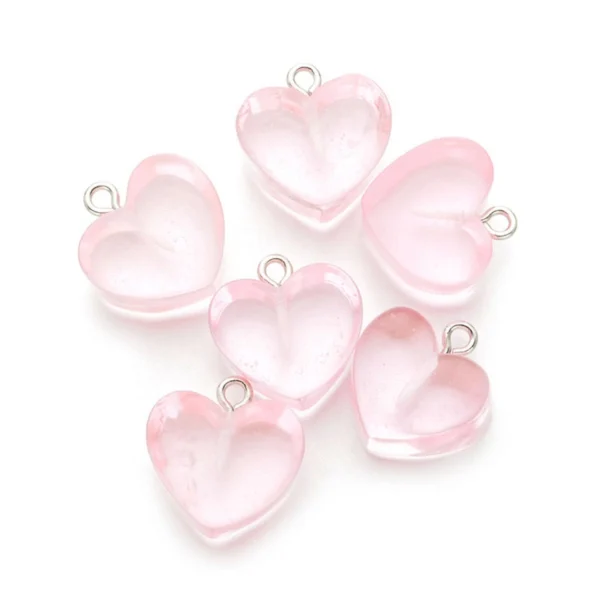 Color Heart DIY Resin Charms