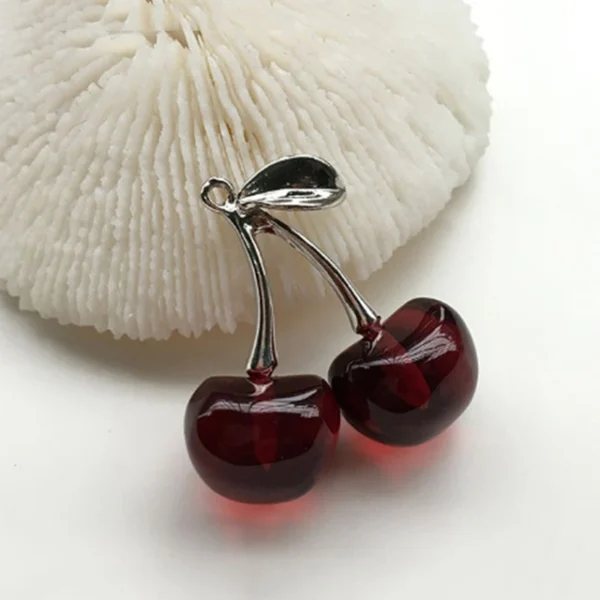 Fruit Cherry Resin Charms