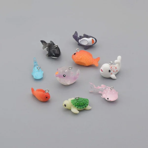 Shark Whale Marine Animal Charms