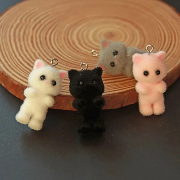 Cute Cat Animal Resin Charms