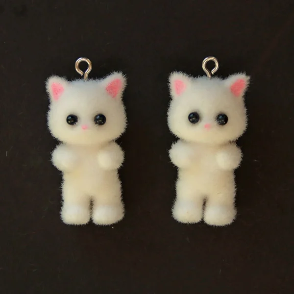 Cute Cat Animal Resin Charms