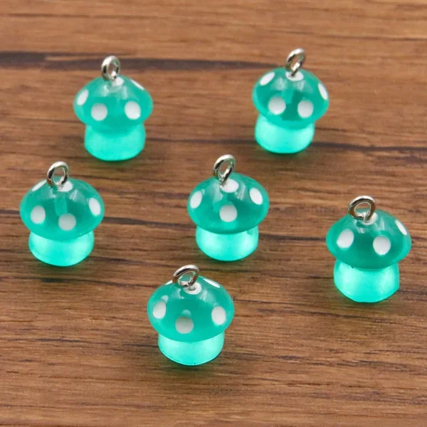 Color Mushroom Luminous Charms