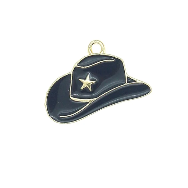 Cowboy Hat Cowgirl Boots Alloy Charms