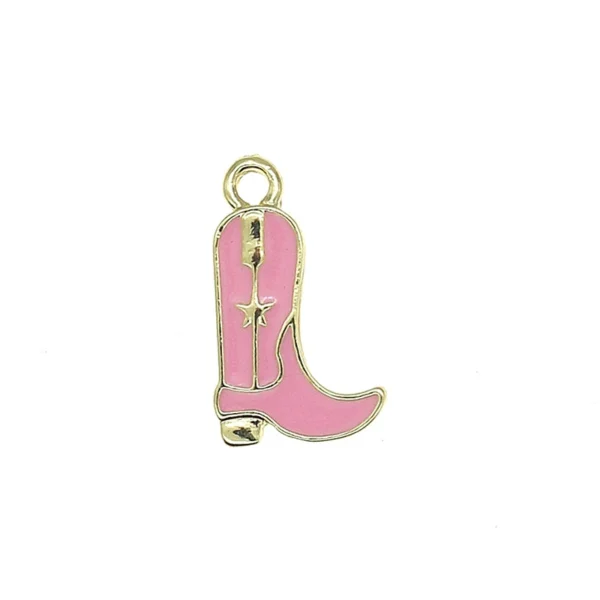 Cowboy Hat Cowgirl Boots Alloy Charms