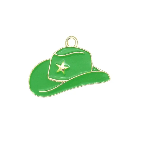 Cowboy Hat Cowgirl Boots Alloy Charms