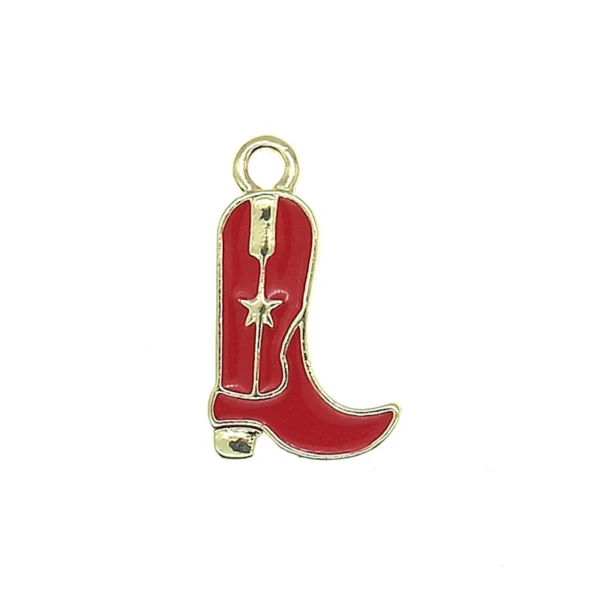 Cowboy Hat Cowgirl Boots Alloy Charms