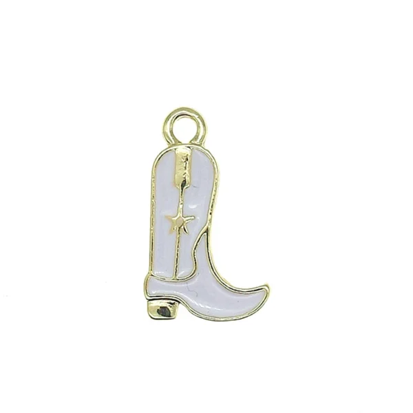 Cowboy Hat Cowgirl Boots Alloy Charms