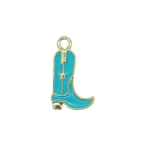 Cowboy Hat Cowgirl Boots Alloy Charms