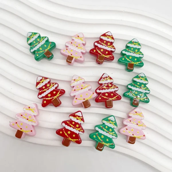 Star Christmas Tree Acrylic Beads