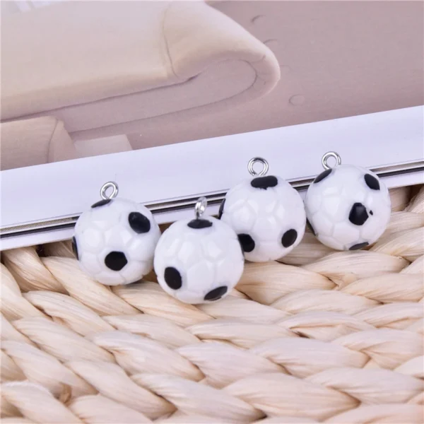 Basketball Soccer Resin Charms