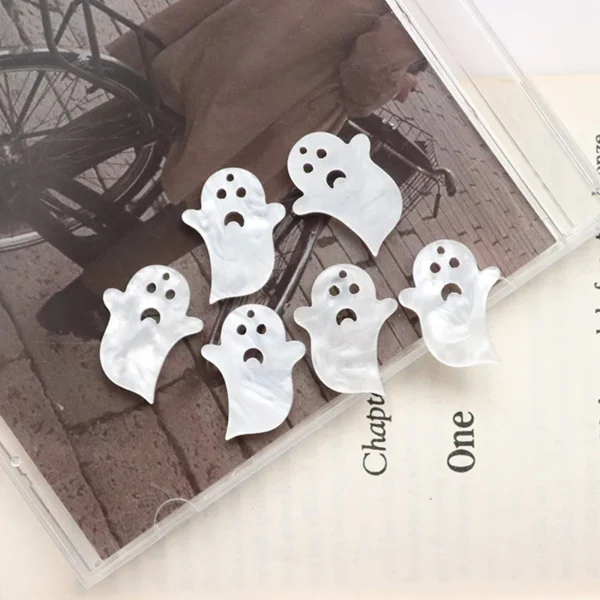 Ghost Acrylic Beads