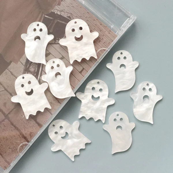 Ghost Acrylic Beads