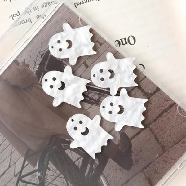 Ghost Acrylic Beads