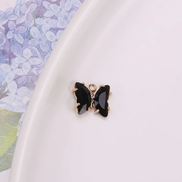 Color Butterfly Rhinestone Charms